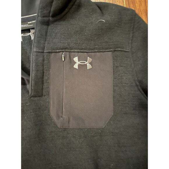 Underarmour Teen's Pull On Sweater Black‎ Sz M NWT - Picture 2 of 9